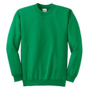 Port and Company Crewneck Sweatshirt - Dark/Colors Green, Kelly