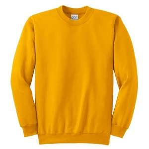 Port and Company Crewneck Sweatshirt - Dark/Colors Gold