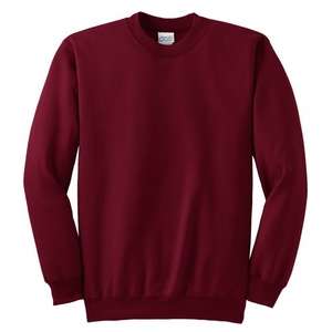 Port and Company Crewneck Sweatshirt - Dark/Colors Cardinal