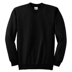 Port and Company Crewneck Sweatshirt - Dark/Colors Black