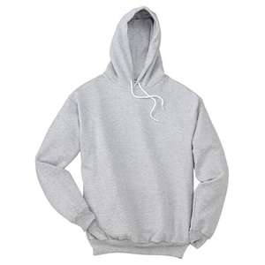 Port and Company Pullover Hooded Sweatshirt - Light/Heather Gray, Heathered Athletic