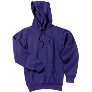 Port and Company Pullover Hooded Sweatshirt - Dark/Colors Purple