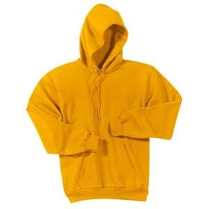 Port and Company Pullover Hooded Sweatshirt - Dark/Colors Gold