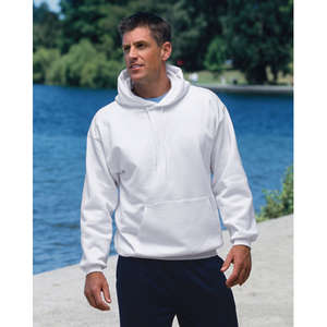 Port and Company Pullover Hooded Sweatshirt - White/Neutral