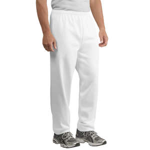 Port and Company Sweatpant with Pockets - Dark/All White