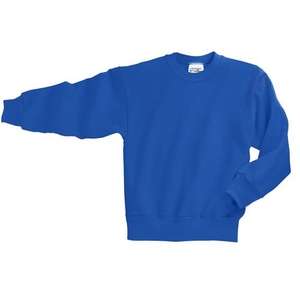 Port and Company Youth Crewneck Sweatshirt - Dark/Colors Blue, Royal