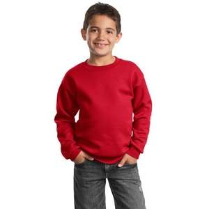 Port and Company Youth Crewneck Sweatshirt - Dark/Colors 