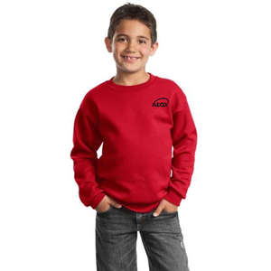 Custom Promotional Port and Company Youth Crewneck Sweatshirt - Dark/Colors