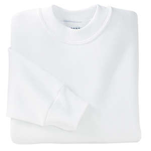 Port and Company Youth Crewneck Sweatshirt - White/Neutral