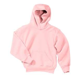 Port and Company Youth Pullover Hooded Sweatshirt - Dark/Colors Pink, Pale