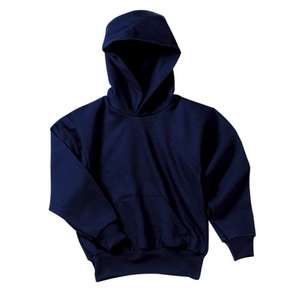 Port and Company Youth Pullover Hooded Sweatshirt - Dark/Colors Blue, Navy