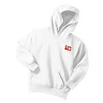 Custom Sweatshirts & Sweatpants - Port and Company Youth Pullover Hooded Sweatshirt - White/Neutral