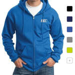 Customized Promotional Products - Port and Company Full-Zip Hooded Sweatshirt - Dark/Colors