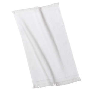 Port and Company Fingertip Towel - Dark/All White
