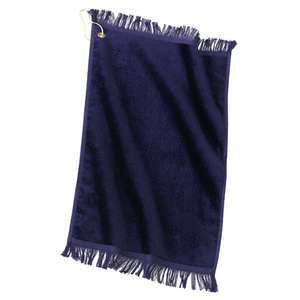 Port and Company Grommeted Fingertip Towel - Dark/All Blue, Navy