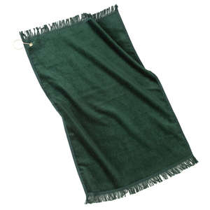 Port and Company Grommeted Hand Towel - Dark/All Green, Hunter