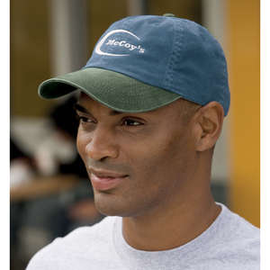 Custom Promotional Port Authority Two-Tone Garment-Washed Cap - Dark/All