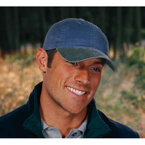Port Authority Two-Tone Garment-Washed Cap - Dark/All 