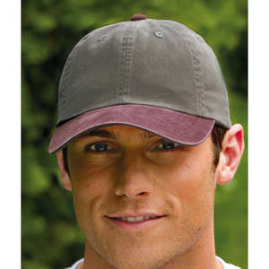 Port Authority Two-Tone Garment-Washed Cap - Dark/All 