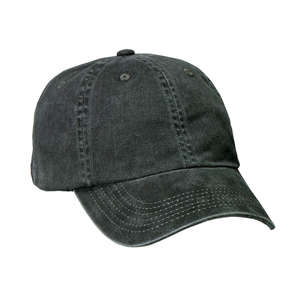 Port Authority Garment Washed Cap - Dark/All Black