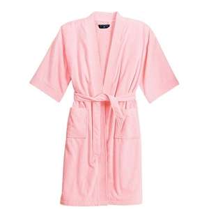 Port Authority Terry Velour Robe - Dark/All Pink, Light