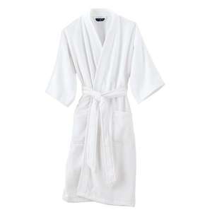 Port Authority Terry Velour Robe - Dark/All White