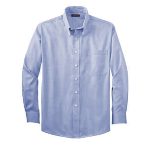 Red House Non-Iron Pinpoint Oxford - Dark/All Blue