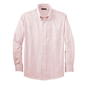 Red House Non-Iron Pinpoint Oxford - Dark/All Pink