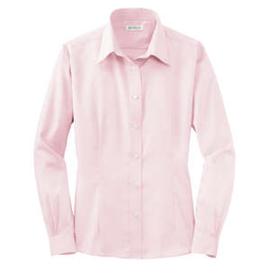 Red House Ladies Non-Iron Pinpoint Oxford - Dark/All Pink