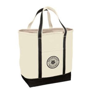 Custom Promotional Red House Medium Heavyweight Canvas Tote - Dark/All