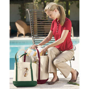 Red House Medium Heavyweight Canvas Tote - Dark/All