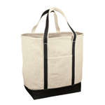 Custom Tote Bags - Red House Large Heavyweight Canvas Tote - Dark/All