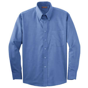 Red House Nailhead Non-Iron Button-Down Shirt - Dark/All Blue, Mediterranean