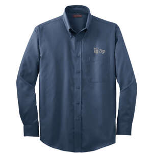 Custom Promotional Red House Herringbone Non-Iron Button-Down Shirt - Dark/All