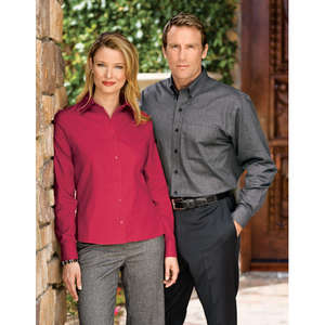 Red House Ladies Nailhead Non-Iron Button-Down Shirt - Dark/All