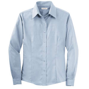 Red House Ladies Nailhead Non-Iron Button-Down Shirt - Dark/All Blue, Slate