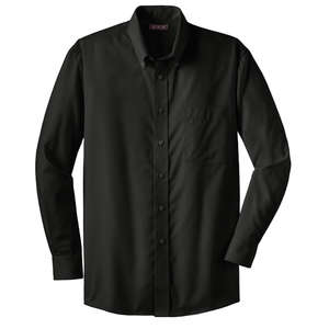Red House Dobby Non-Iron Button-Down Shirt - Dark/All Black
