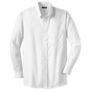 Red House Dobby Non-Iron Button-Down Shirt - Dark/All White
