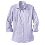 Promotional Promotional Products - Red House Ladies 3/4-Sleeve Dobby Non-Iron Button-Down Shirt - Dark/All