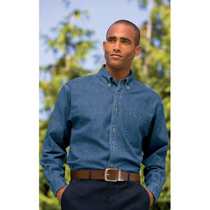 Port Authority Heavyweight Denim Shirt - Dark/All 