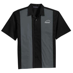 Custom Promotional Port Authority Retro Camp Shirt - Dark/All