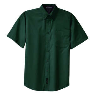 Port Authority Short Sleeve Easy Care Shirt - Dark/All Green, Dark/Blue, Navy