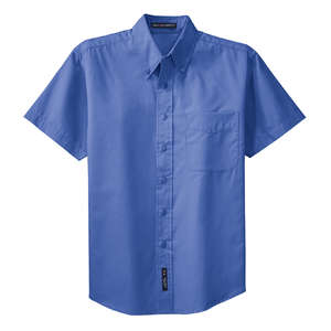 Port Authority Short Sleeve Easy Care Shirt - Dark/All Blue, Ultramarine
