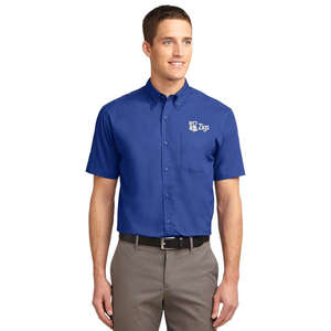 Custom Promotional Port Authority Short Sleeve Easy Care Shirt - Dark/All