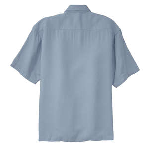 Port Authority Signature Palm Tree Jacquard Camp Shirt - Dark/All