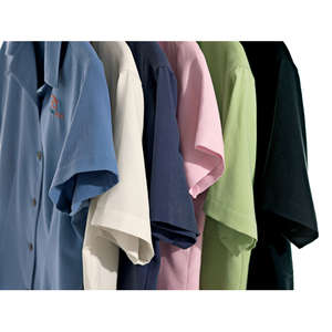 Port Authority Signature Silk Blend Camp Shirt - Dark/All