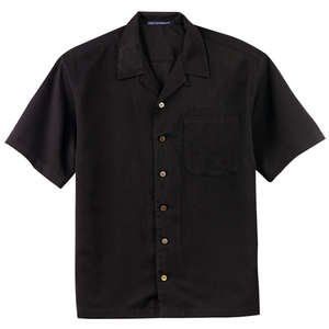 Port Authority Easy Care Camp Shirt - Dark/All Black