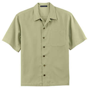 Port Authority Easy Care Camp Shirt - Dark/All Celery