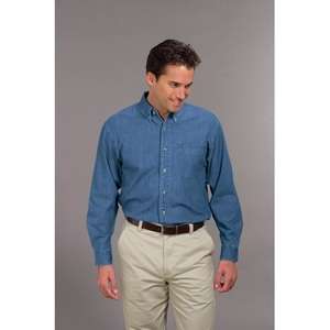 Port Authority Long Sleeve Twill Shirt - Dark/All 