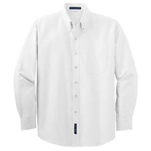 Port Authority Classic Oxford - Dark/All White